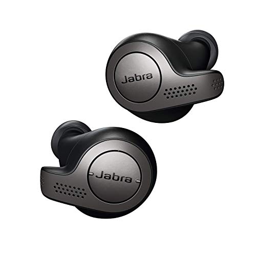 Jabra Elite 65t Alexa Enabled True Wireless Earbuds with Charging Case, 15 Hours Battery,Titanium Black, Designed in Denmark