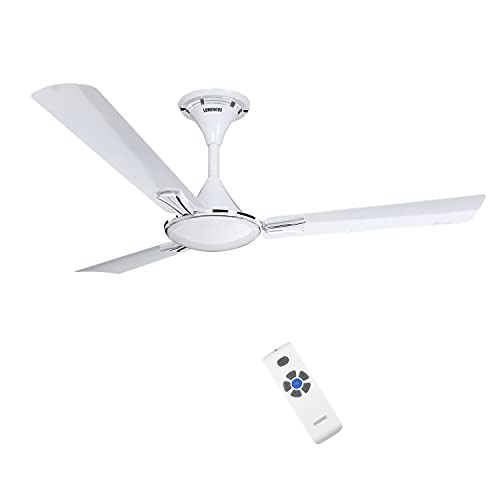 Luminous Audie 1200mm Smart Ceiling Fan for Home and Office with Remote, IoT, Works with Alexa (Mirage White)