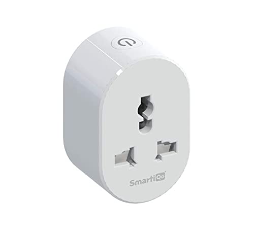 SmartiQo 10A Smart Plug with Energy Monitoring. Works with Google Home, Alexa and Siri