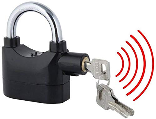 VelKro Motion Sensor Alaram Lock for Home, 1pc(Black Color)