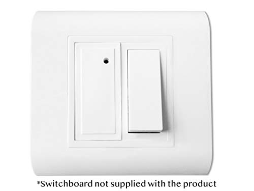 Sonoff Mini WiFi Smart Switch Retrofit for Anchor Roma Modular Plate Bundled with Anchor Roma Compatible Switch for 2 Way Switching – Compatible with Alexa, Google Home, Nest