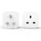 UK Plug Mini WiFi Smart Socket Outlet Timing ON/Off Energy Monitoring APP Remote Control 16A Work with Google Assistant/Alexa/Echo/IFTTT Compatible with iOS Android System