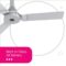 Ottomate Smart Standard 1250 mm Sweep 3 Blade Remote Control Ceiling Fan with Anti Dust Feature (Grey-White,Pack Of 1)