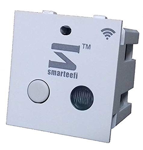 smarteefi Polycarbonate 16A Wifi Smart Switch Compatible with Alexa, Standard Size (White)