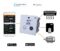 smarteefi Polycarbonate 16A Wifi Smart Switch Compatible with Alexa, Standard Size (White)