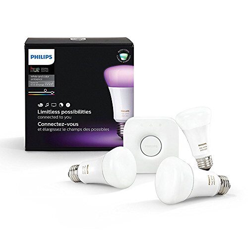 Philips 464479 White and Color Ambiance A19 Starter Kit, 3rd Generation