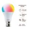Wipro 9-Watts B22 WiFi Enabled Smart NS9001 LED Bulb (16 Million Colors + Warm White/Neutral White/White) (Compatible with Amazon Alexa and Google Assistant)