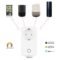 FBE1 10A WiFi Smart Socket EU Plug Support Smartphone Remote Control & Timing Switch Compatible with Alexa & Google Home