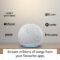 Echo Dot (4th Gen, White) + Wipro 9W LED Smart Color Bulb combo – Works with Alexa – Smart Home starter kit