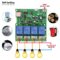 REES52 WiFi Wireless Inching Relay Monentary/Self-locking Smart Switch Module DIY Smart home Gadget DC 5-32V Input Ewelink App Compatible With Alexa Echo Google home Nest IFTTT SONOFF (ST-DC4)
