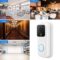 Zyyini Smart WiFi Doorbell, Smart WiFi Doorbell B60 1080P Wireless HD Video Intercom Infrared Night View