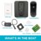 Qubo Smart WiFi Wireless Video Doorbell from Hero Group | Instant Visitor Video Call on Phone | Intruder Alarm System | 1080P FHD Camera | 2-Way Talk | Works with Alexa & Google | 36 Chime Tunes