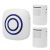Sangmei Smart Motion Sensor Alarm Wireless Doorbell Plug-in Door Bell Home Security Infrared Detector Alert Kits with 2 PIR Sensors 1 Receiver 38 Chime Tunes LED Indicators TN#